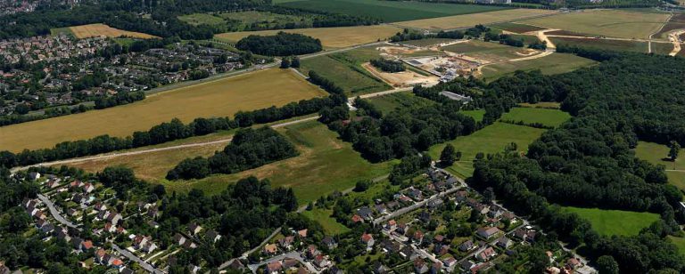 Coupvray vue aérienne